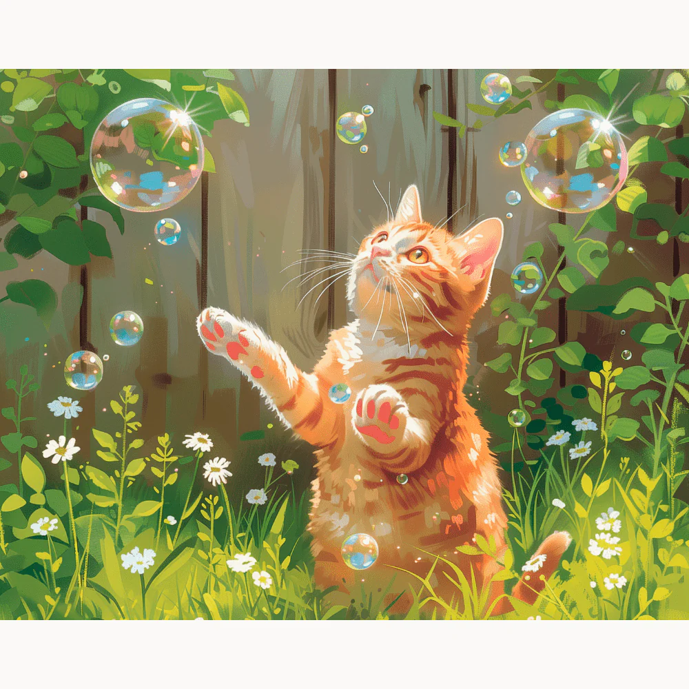 Cat & Bubbles - Image 2