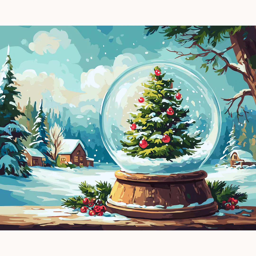 Christmas Tree Globe - Image 2