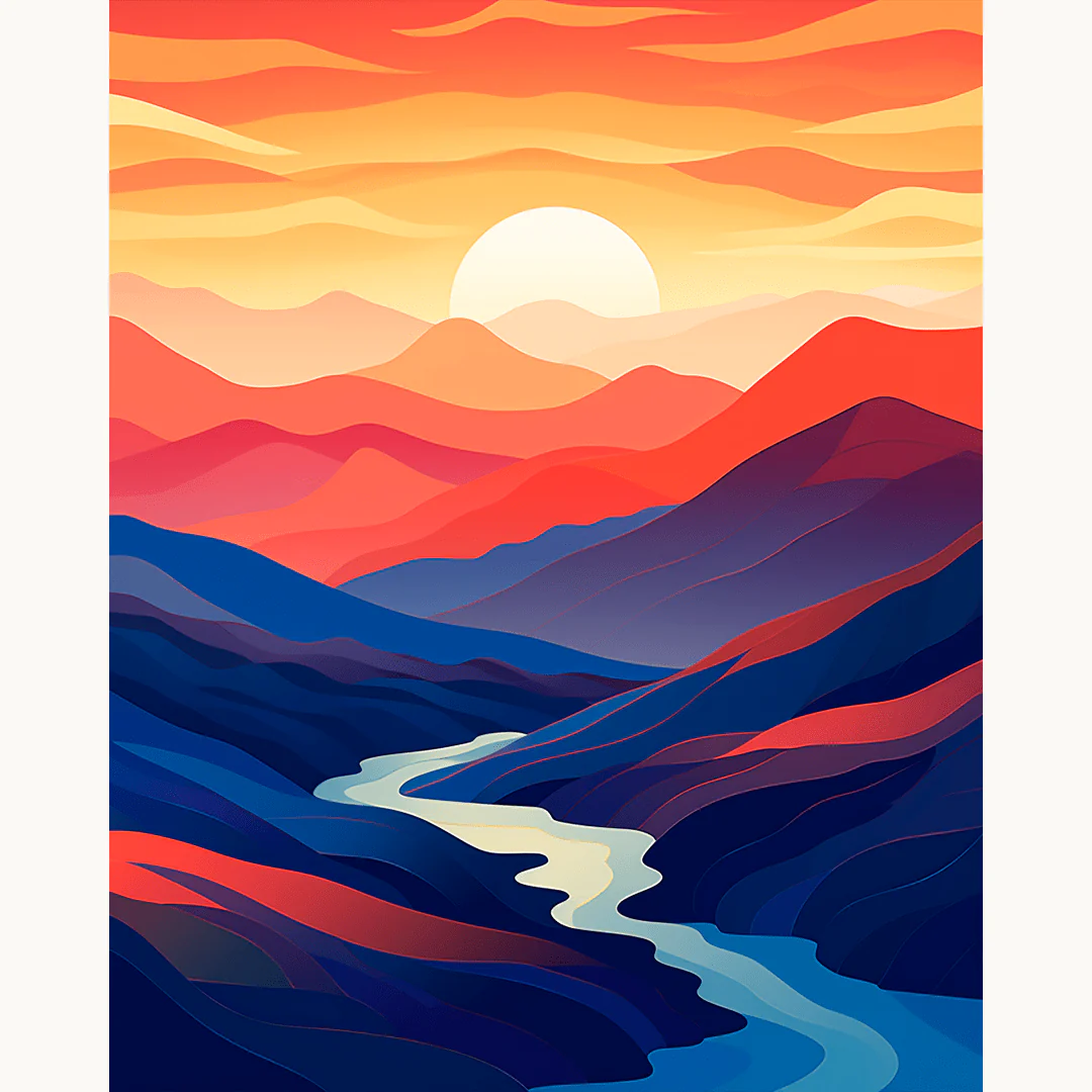 Crimson Sky Mountains - Image 2