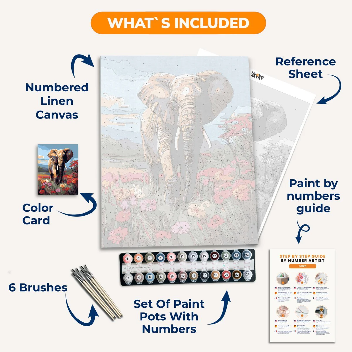 Elephant's Flower Field - Image 3