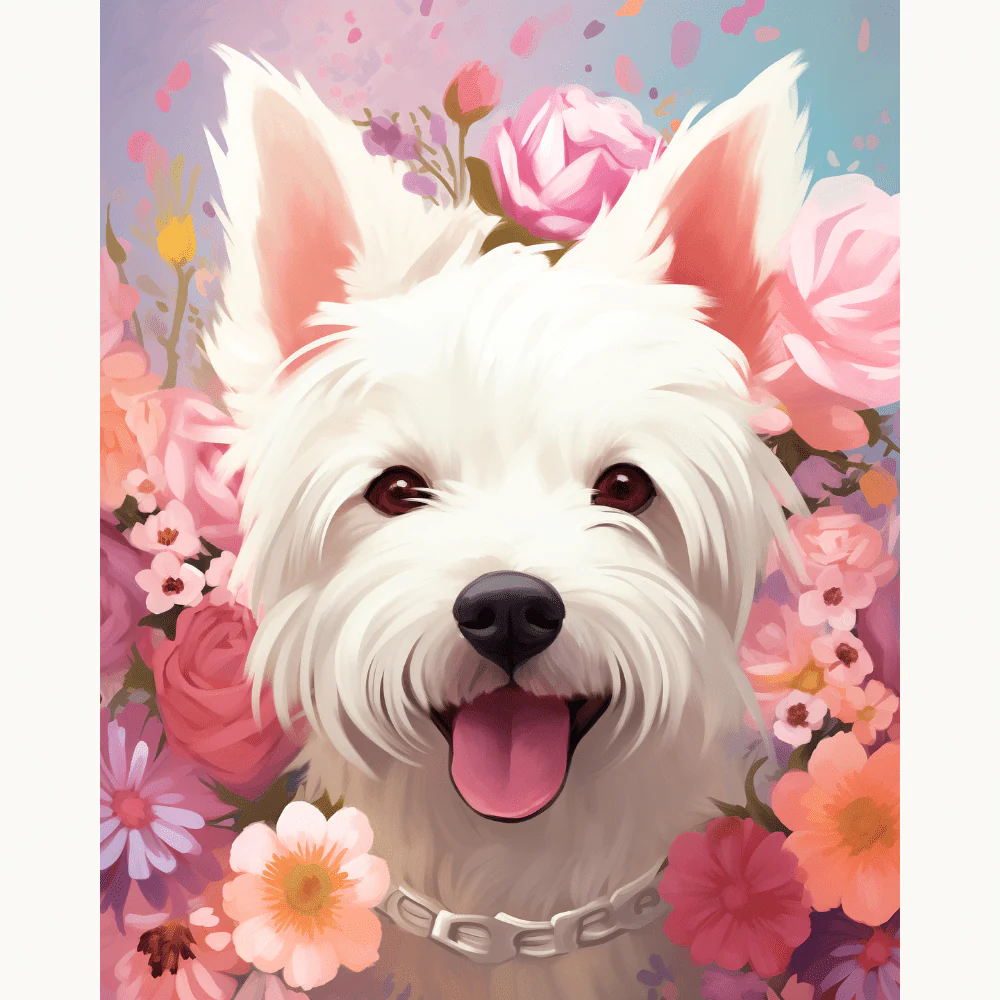 Floral Westie - Image 2