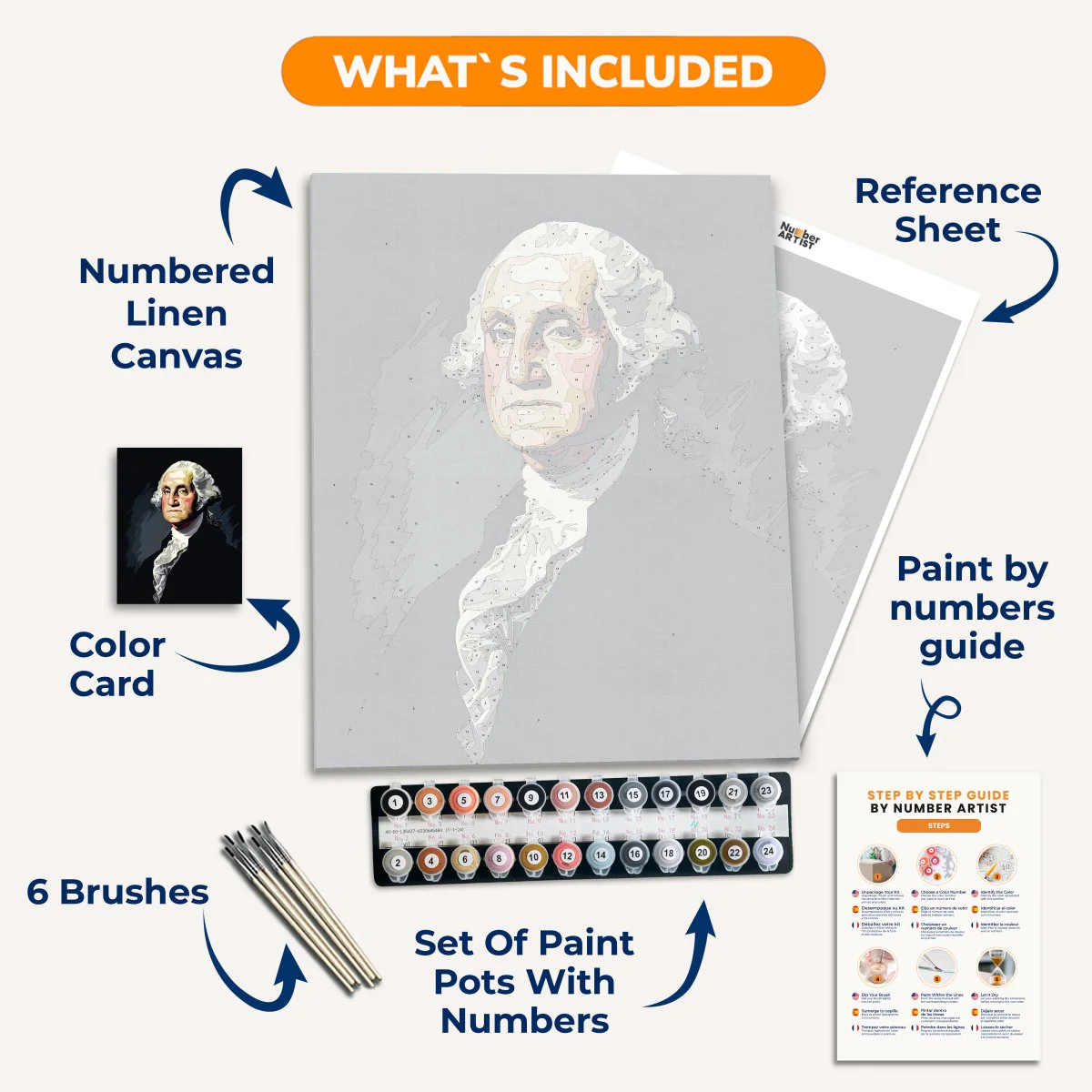 George Washington Portrait - Image 3