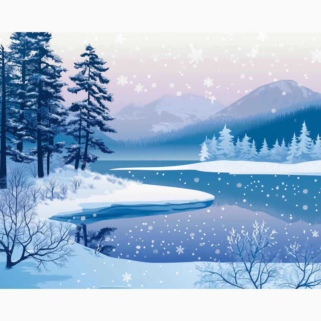 Icy Winter Lake - Image 2