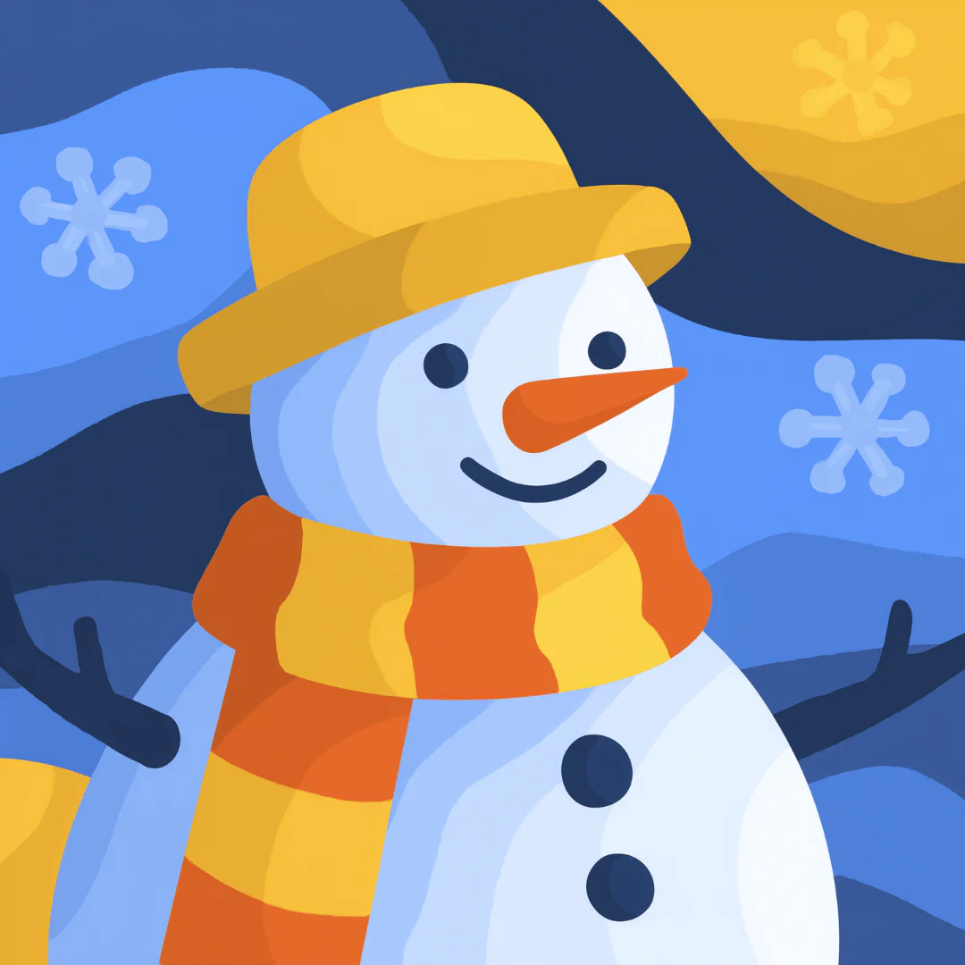 Snowman Portrait - Image 2