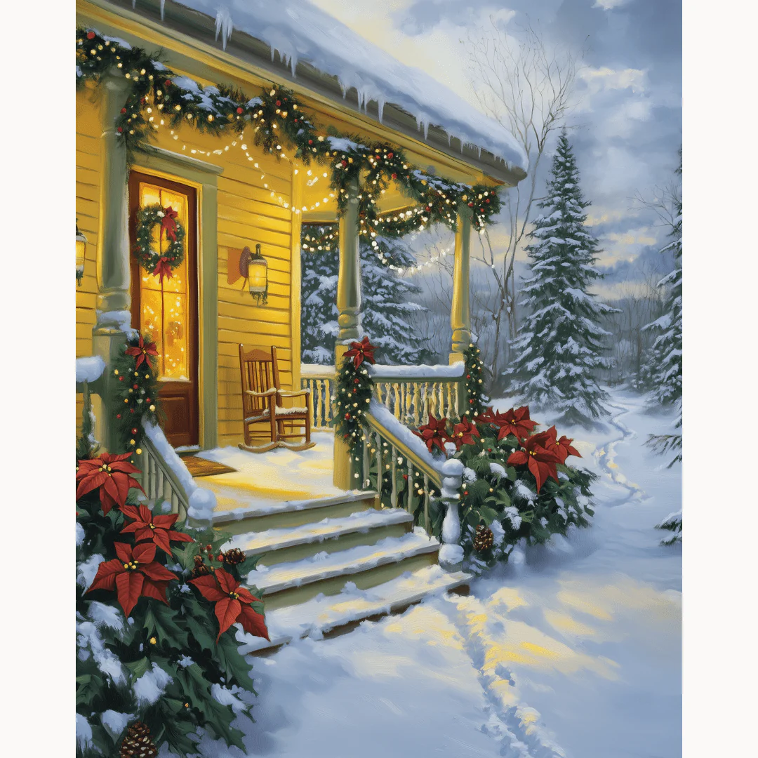 Snowy Porch - Image 2