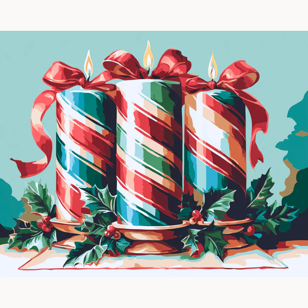 Striped Candles - Image 2