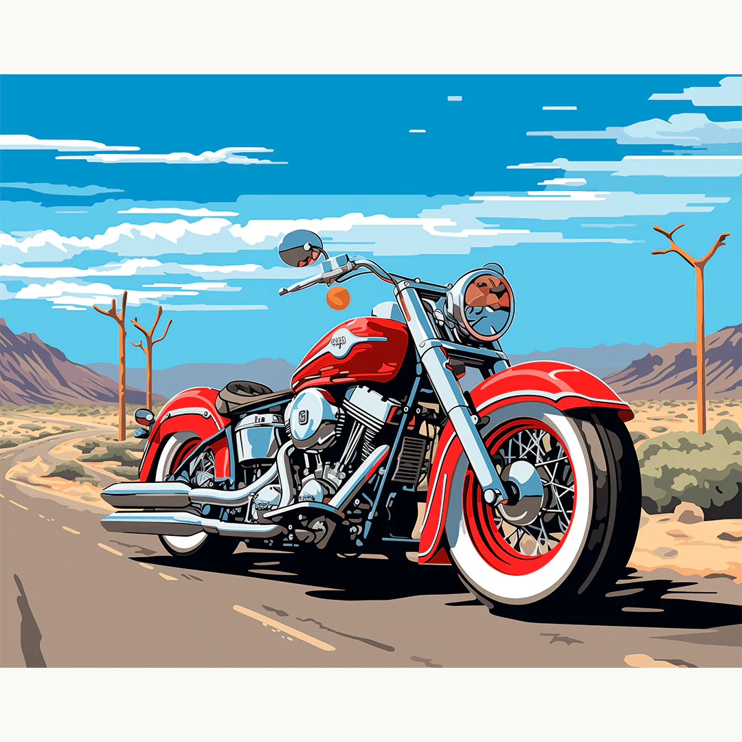 Vintage Motorcycle Majesty - Image 2