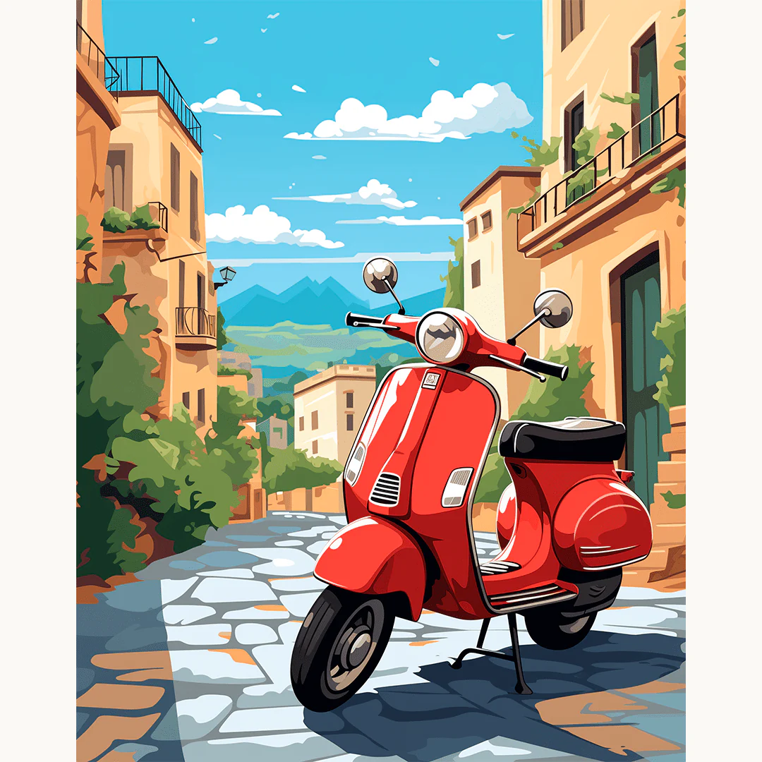 Vintage Scooter Adventure - Image 2