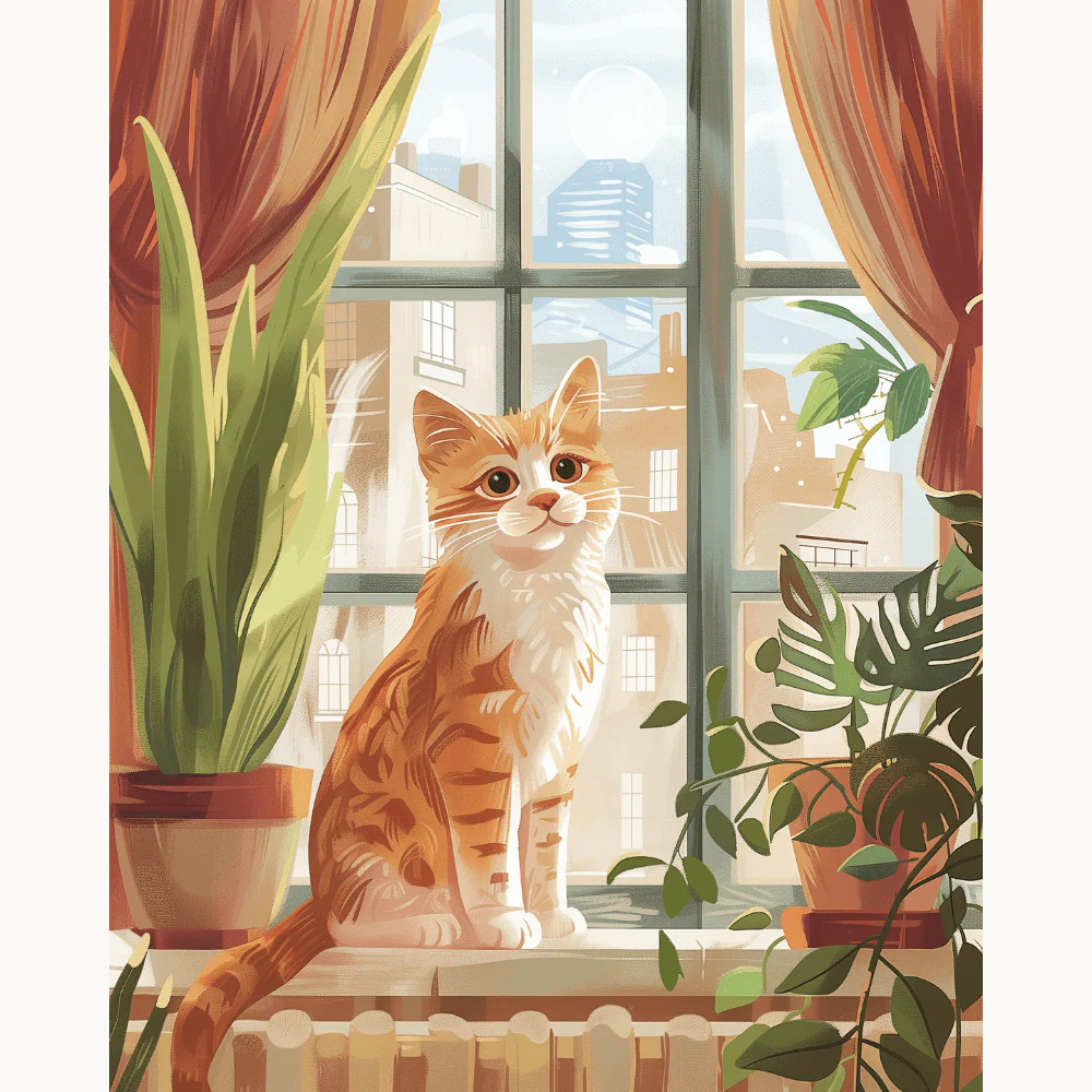 Windowsill Kitten - Image 2